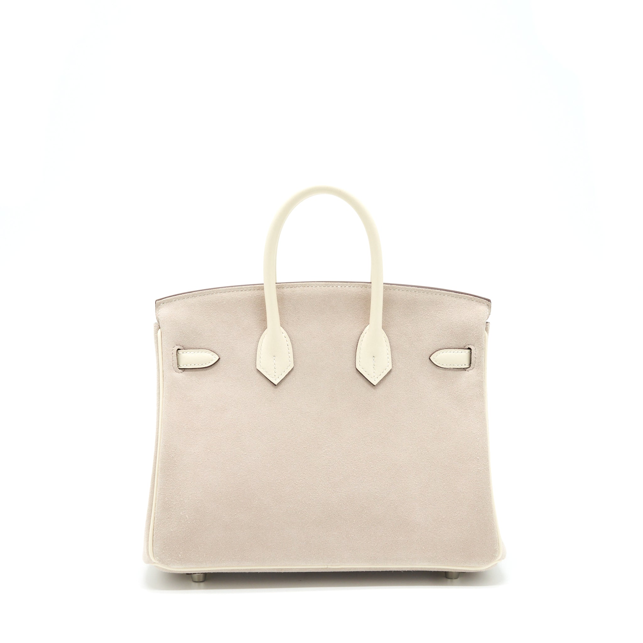 HERMES BIRKIN 25 GRIZZLY AND SWIFT NATA/GLYCINE SHW