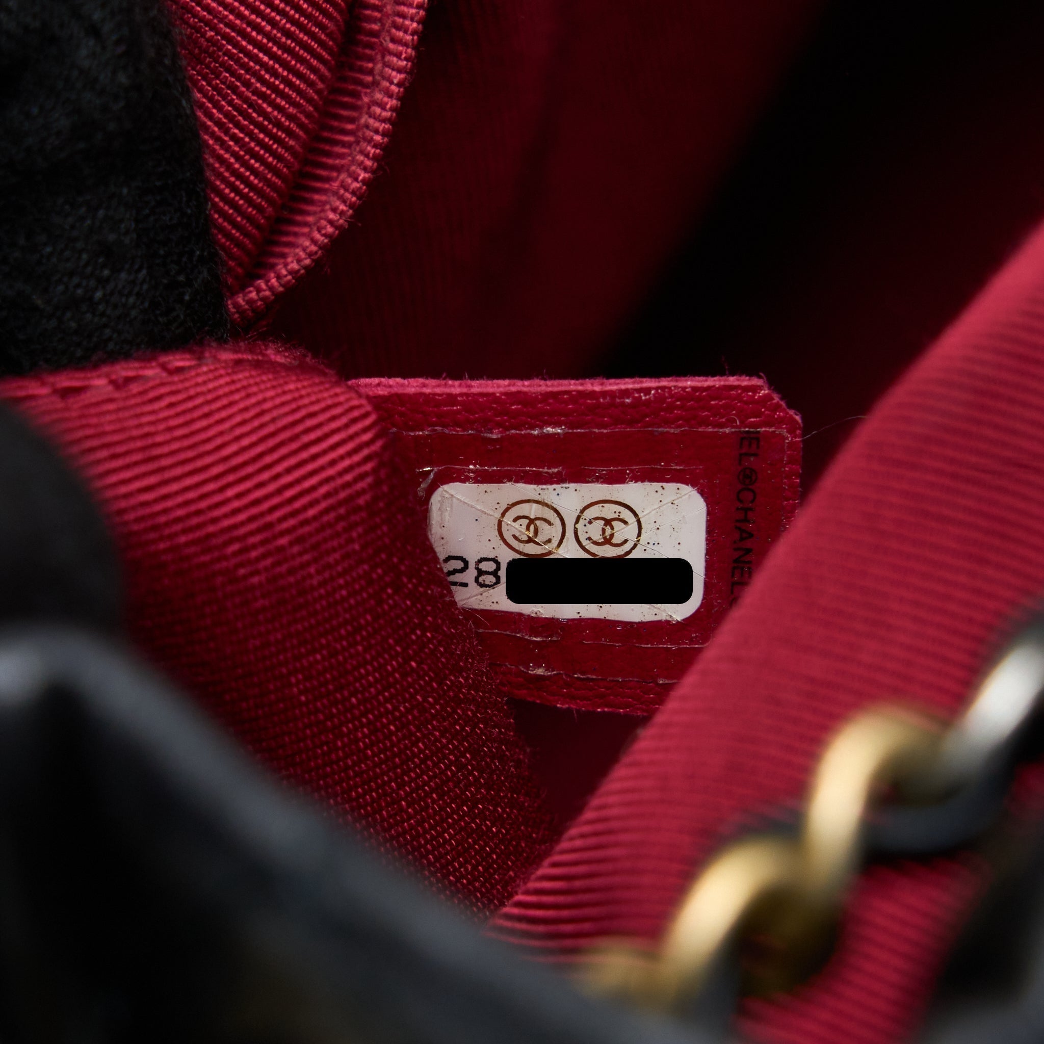 SMALL GABRIELLE BACKPACK AGED CALFSKIN BLACK MULTICOLOUR HARDWARE