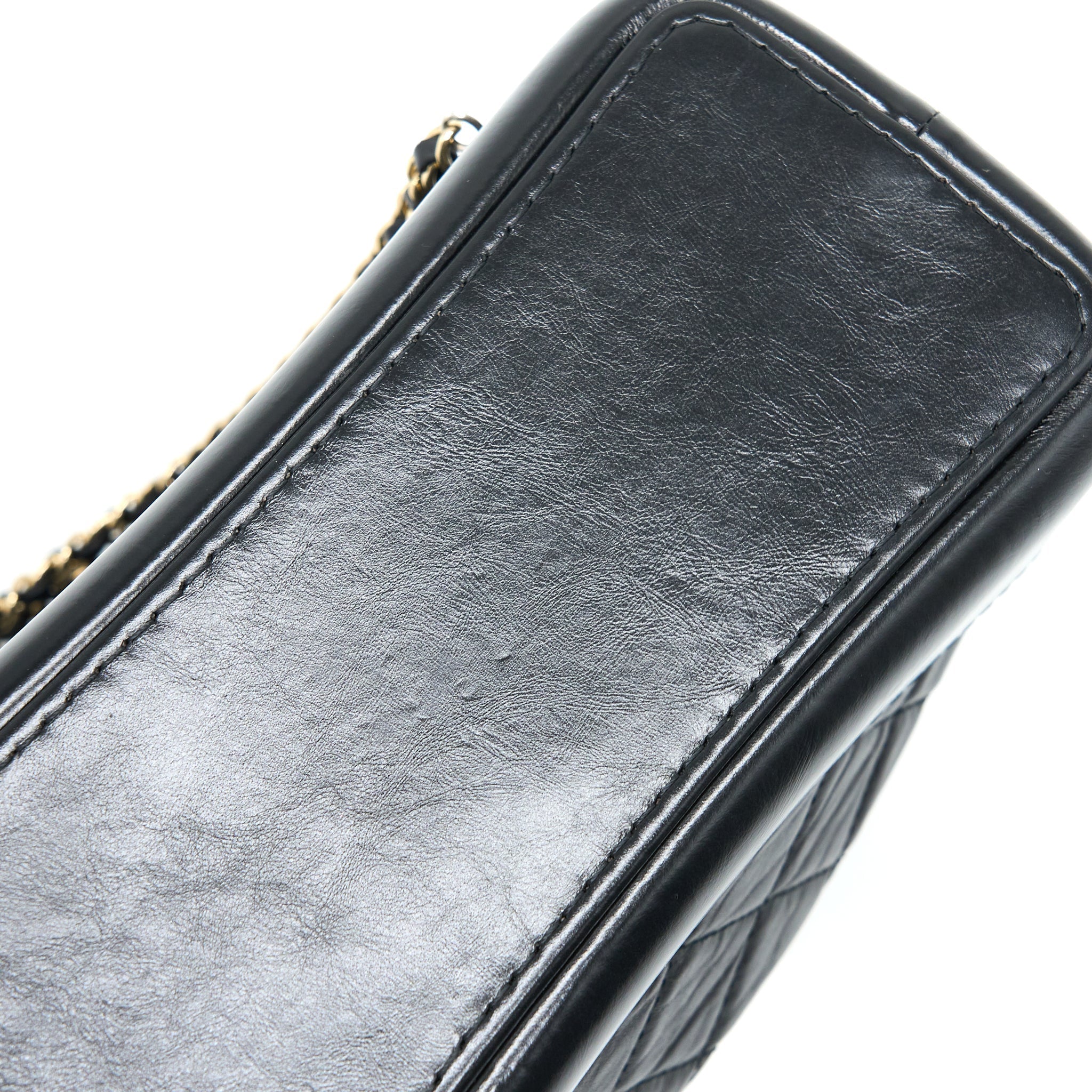 SMALL GABRIELLE BACKPACK AGED CALFSKIN BLACK MULTICOLOUR HARDWARE