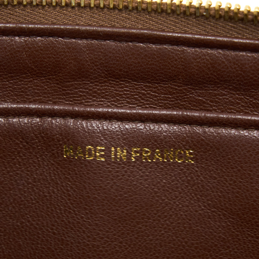 VINTAGE CLASSIC TIMELESS BACKPACK LAMBSKIN BROWN GHW