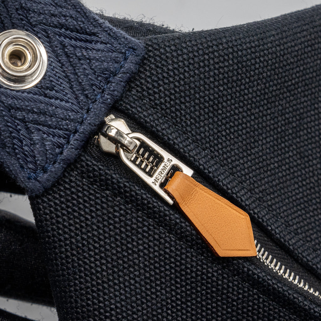 TROUSSE DE TOILETTE BRIDE A BRAC TRAVEL POUCH CANVAS BLACK/BLUE NUIT SHW