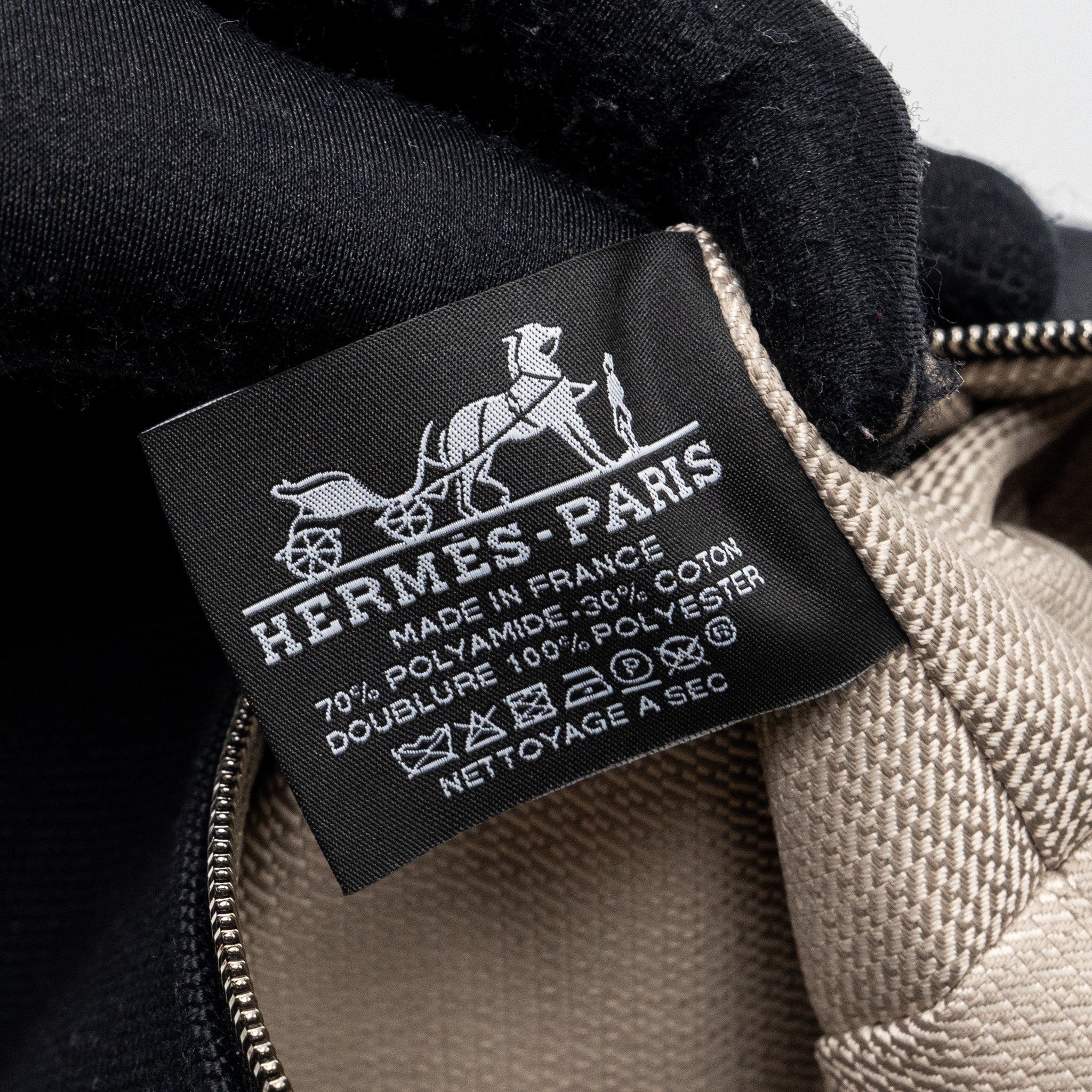 TROUSSE DE TOILETTE BRIDE A BRAC TRAVEL POUCH CANVAS BLACK/BLUE NUIT SHW