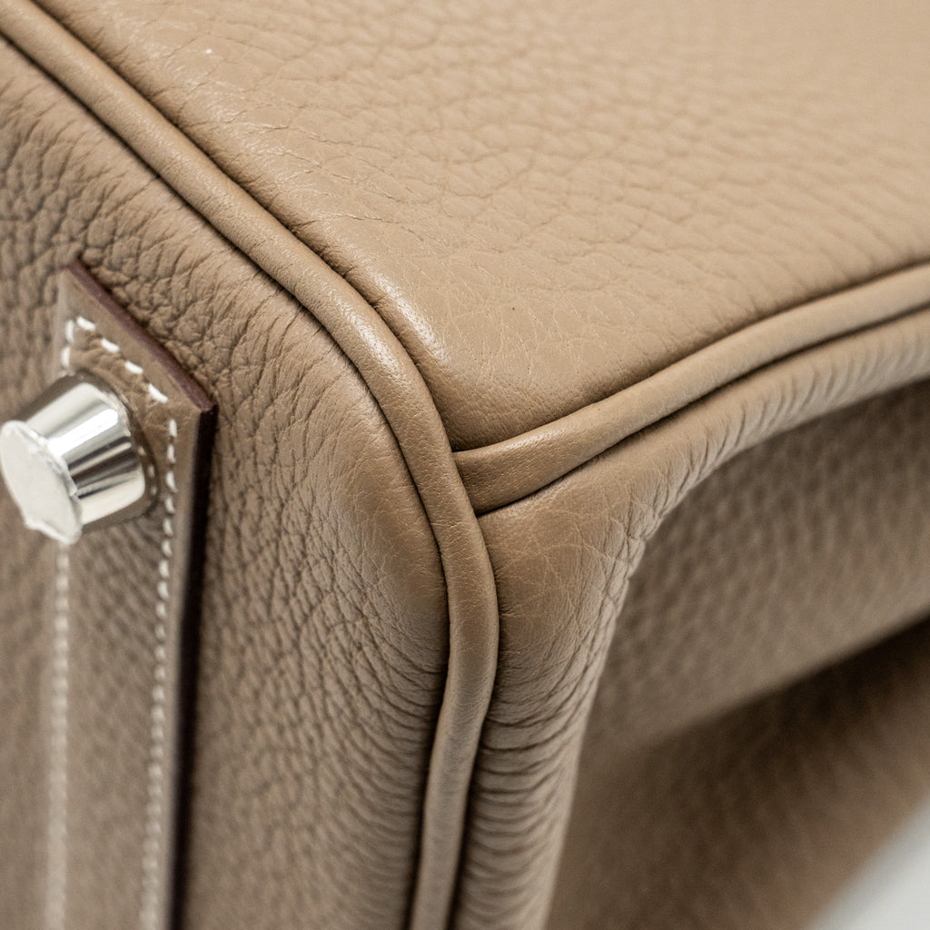 HERMES BIRKIN 25 TOGO ETOUPE SHW
