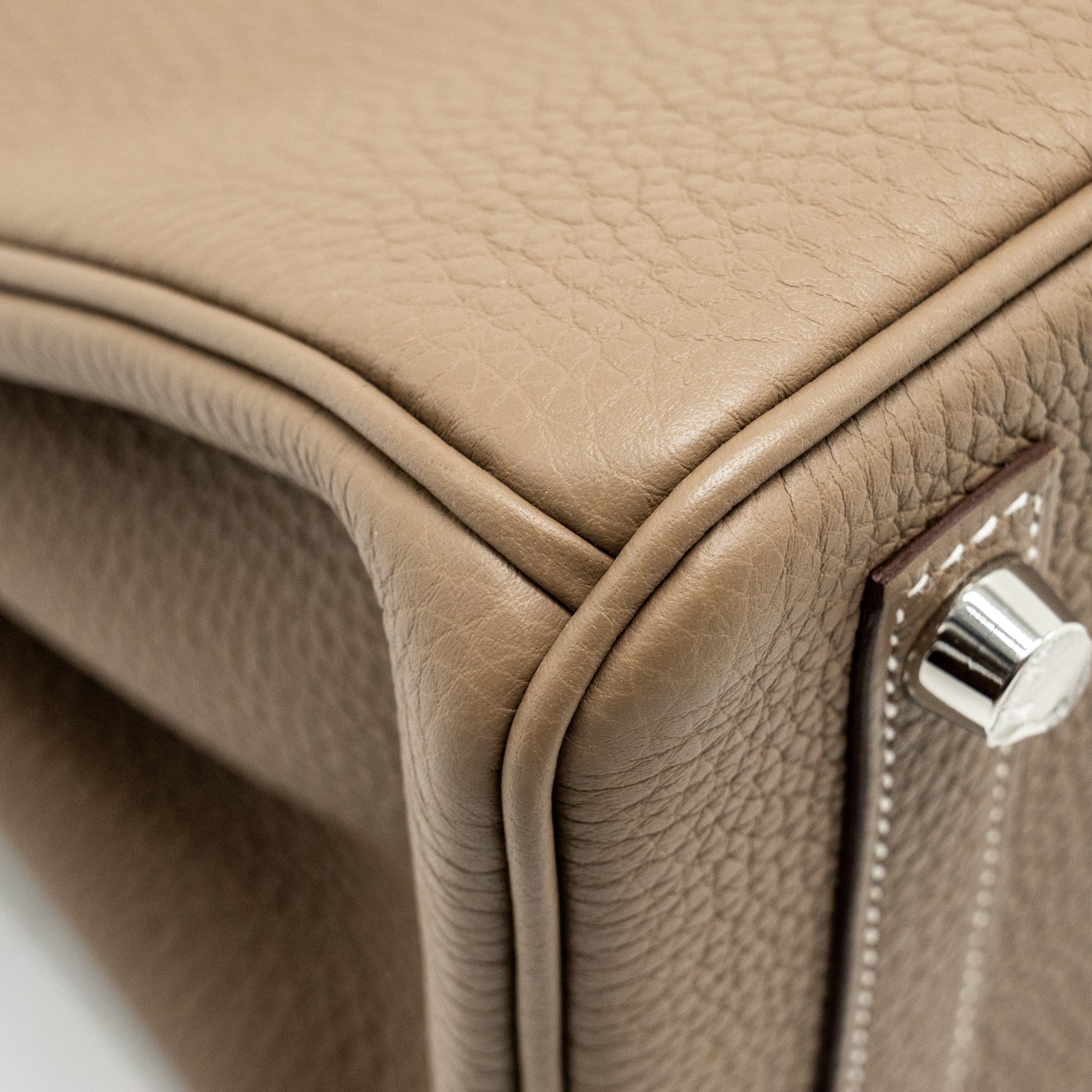 HERMES BIRKIN 25 TOGO ETOUPE SHW