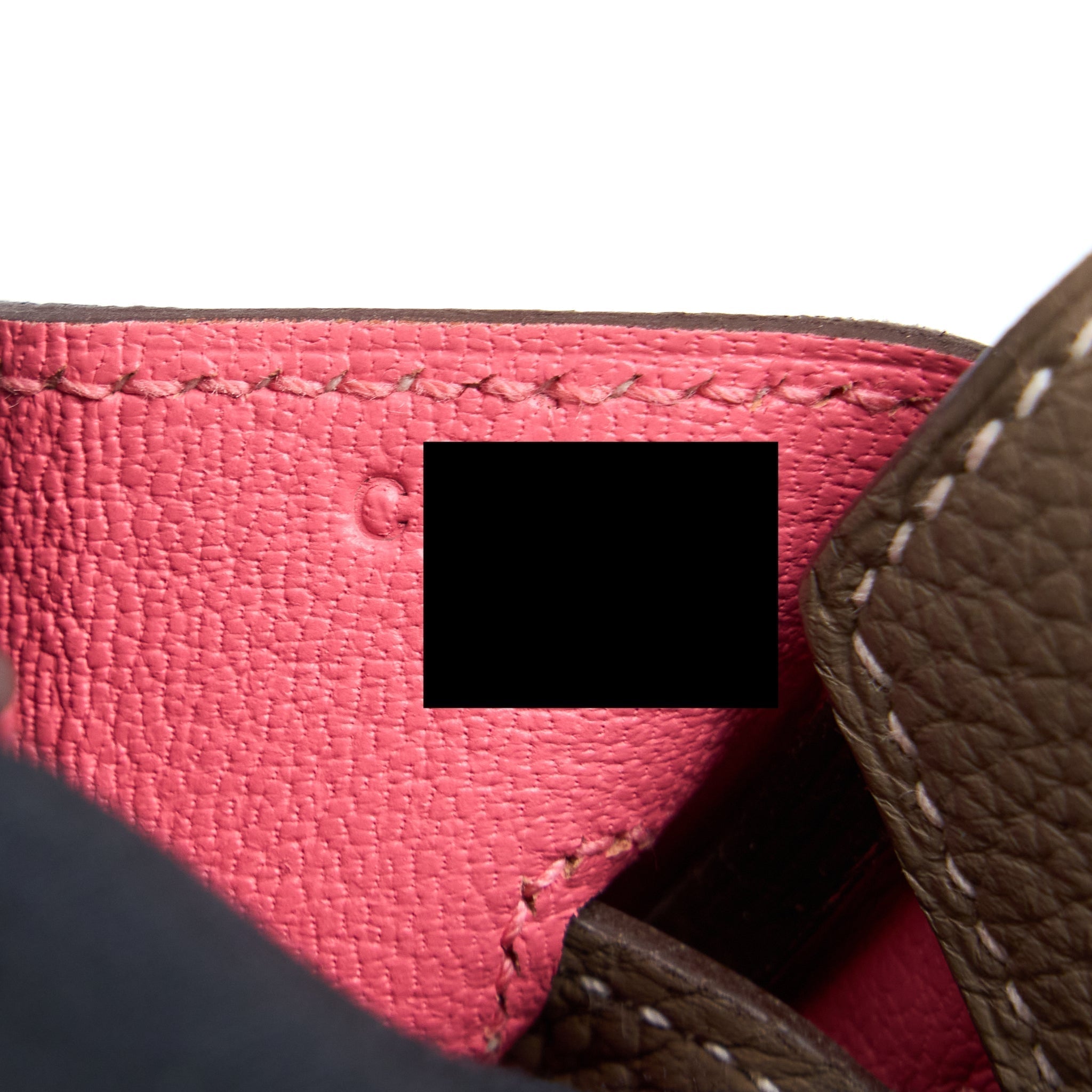 HERMES BIRKIN 30 SPECIAL ORDER TOGO ETOUPE/ ROSE AZALEE BRUSH GOLD HARDWARE