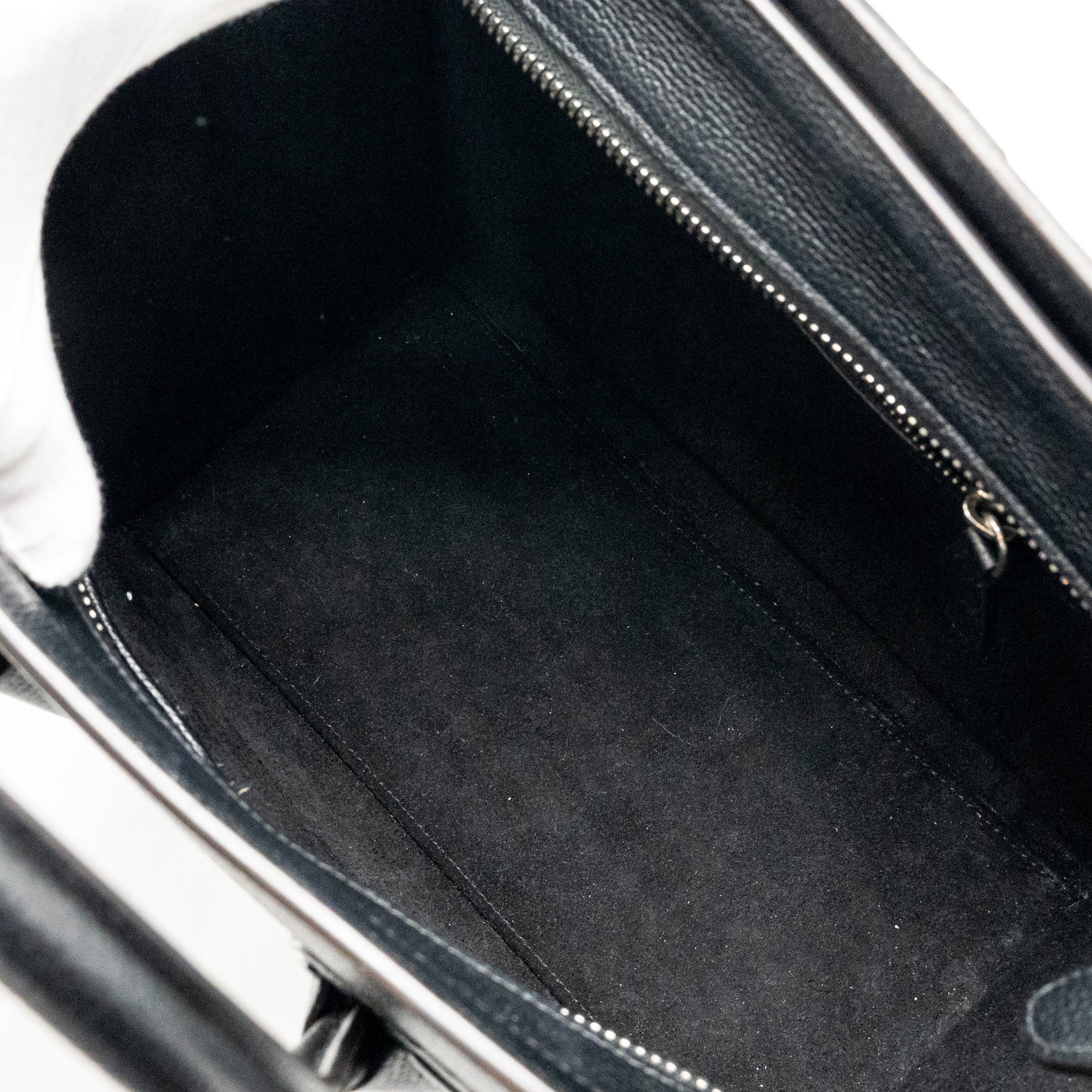 MICRO LUGGAGE BAG CALFSKIN BLACK SHW