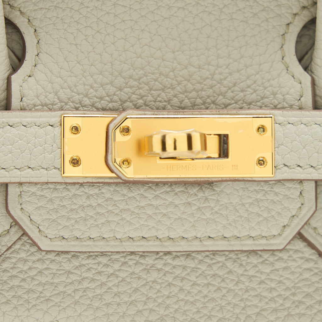 HERMES BIRKIN 25 TOGO 8L BETON GHW