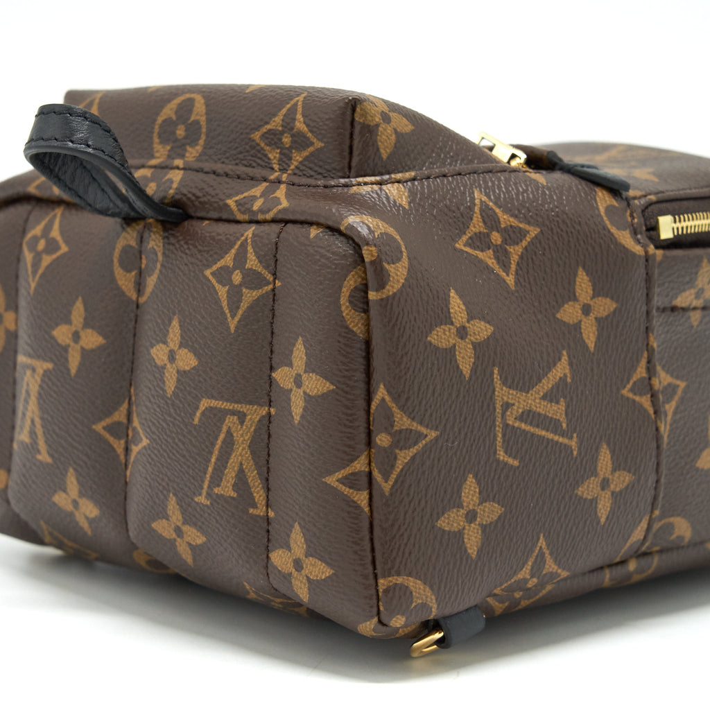 PALM SPRINGS MINI BACKPACK MONOGRAM CANVAS GHW