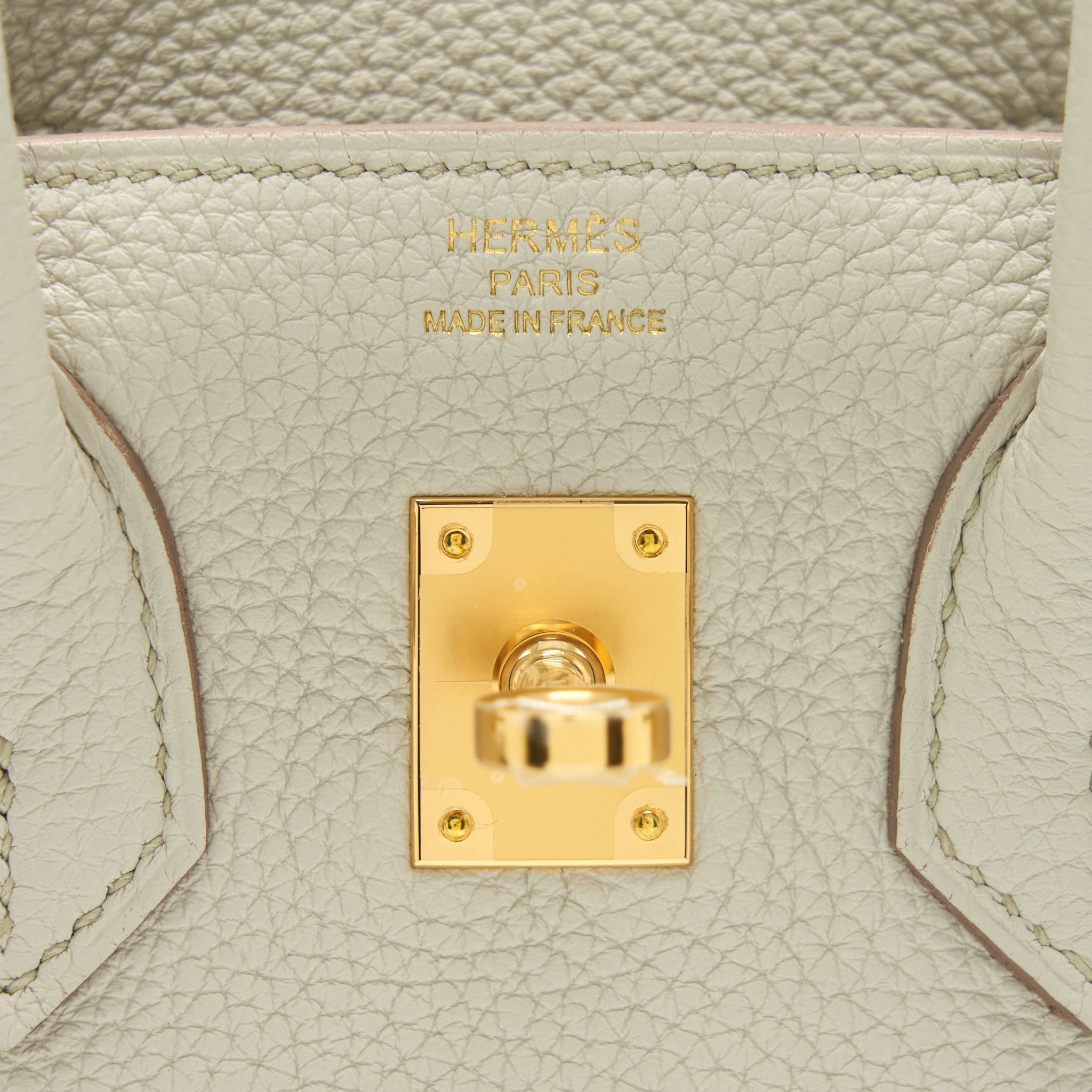 HERMES BIRKIN 25 TOGO 8L BETON GHW