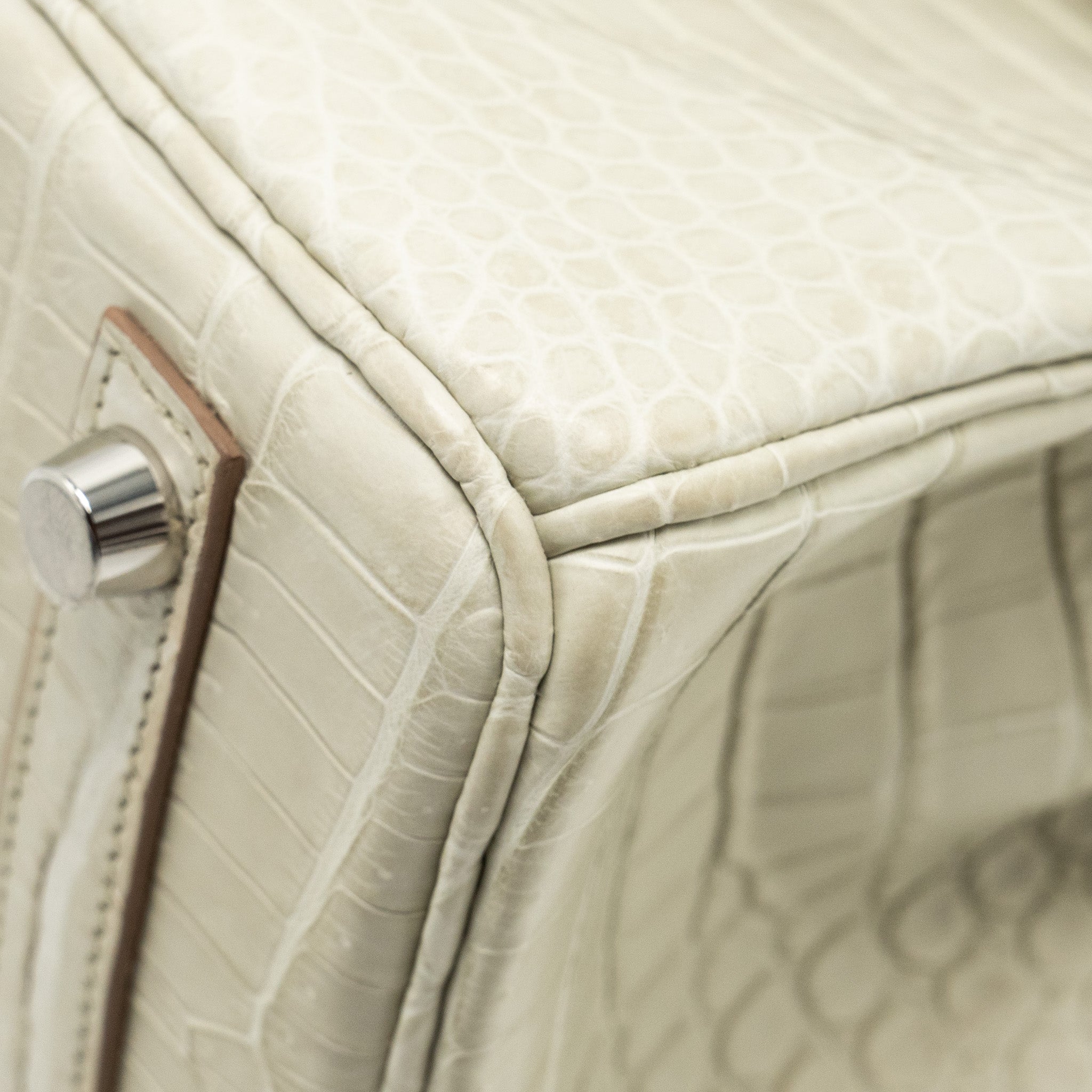 HERMES BIRKIN 25 CROCODILE POROSUS BETON SHW