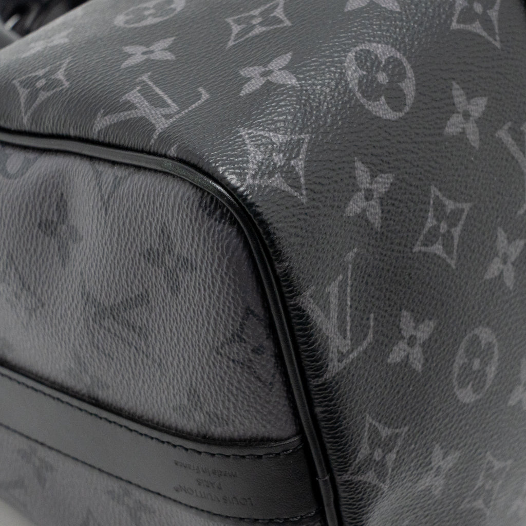 Louis Vuitton Keepall bandouliere 35 Monogram Eclipse coated canvas SHW