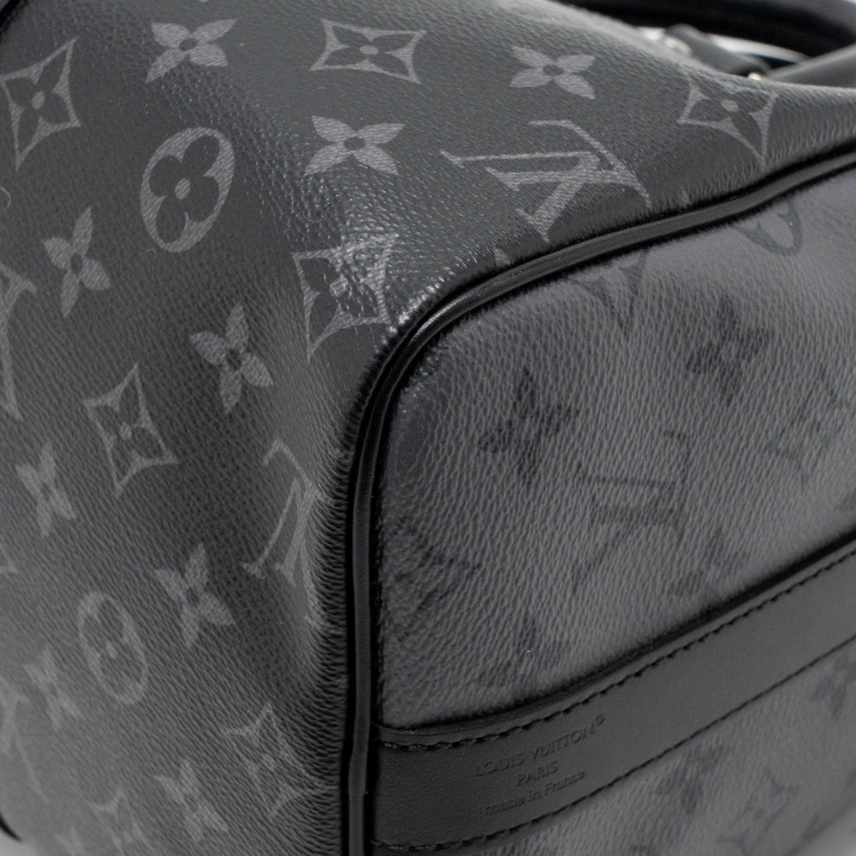 Louis Vuitton Keepall bandouliere 35 Monogram Eclipse coated canvas SHW