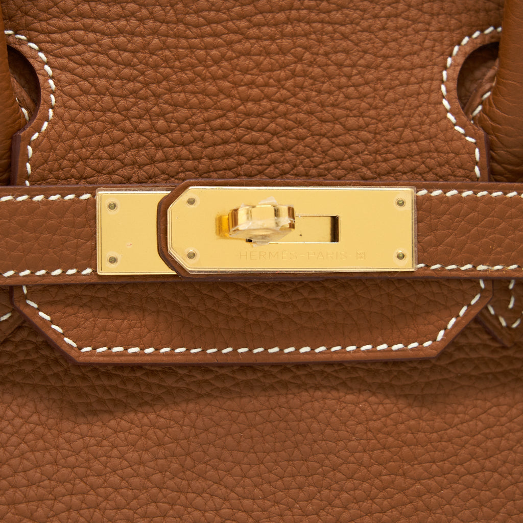 HERMES BIRKIN 30 TOGO 37 GOLD WITH GHW