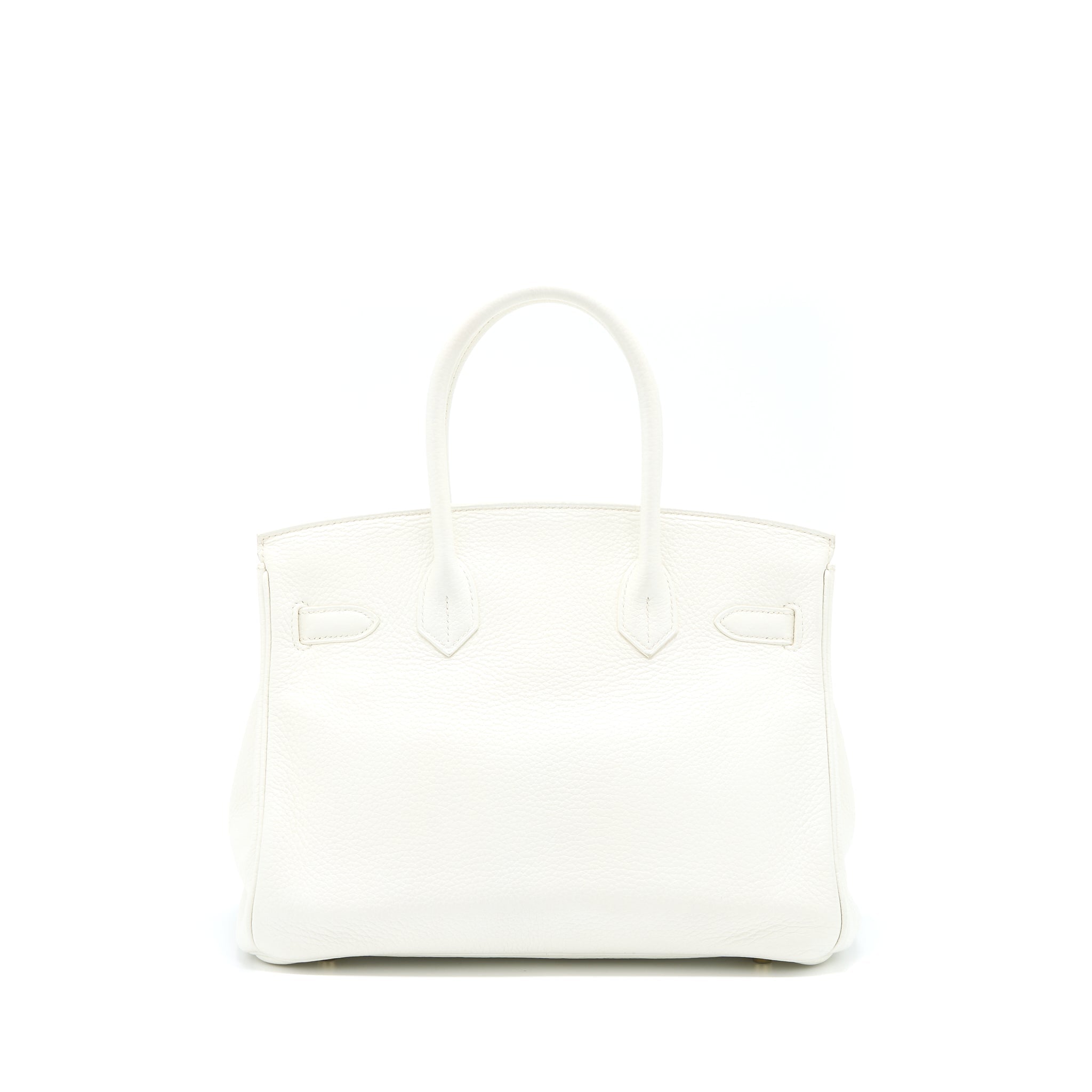 HERMES BIRKIN 30 CLEMENCE BLANC GHW