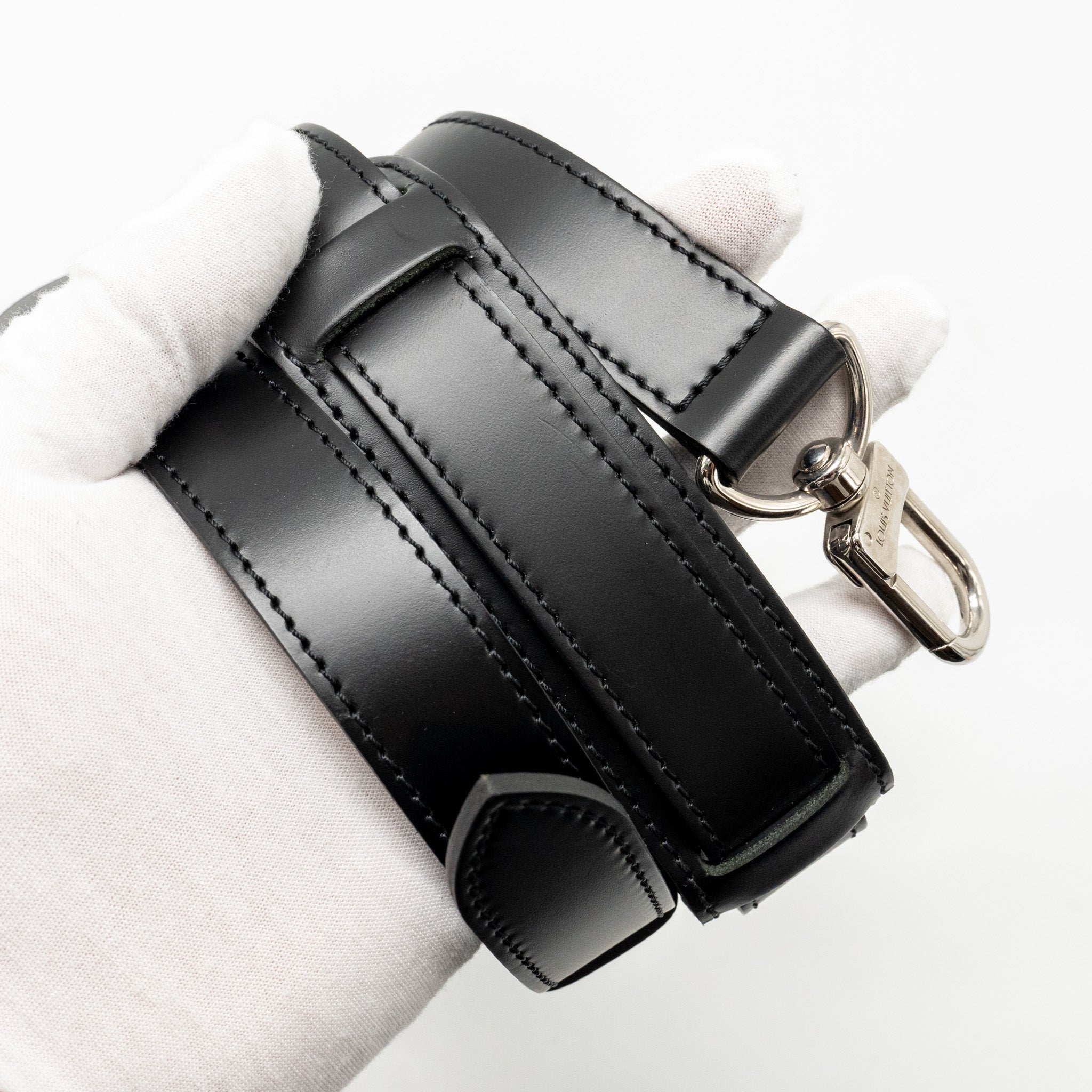 KEEPALL BANDOULIERE 45 DAMIER GRAPHITE CANVAS BLACK SHW