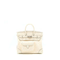 HERMES BIRKIN 25 CARGO CANVAS/SWIFT ECRU/NATA SHW