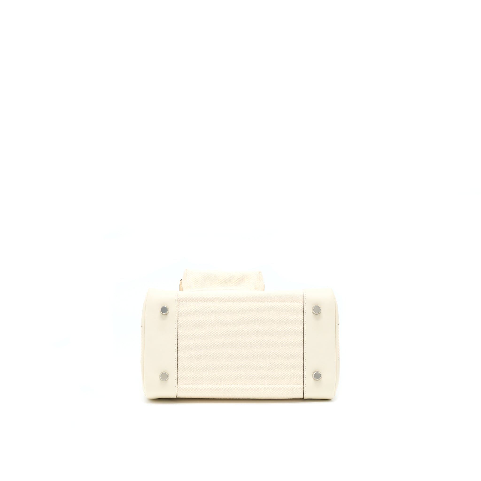 HERMES BIRKIN 25 CARGO CANVAS/SWIFT ECRU/NATA SHW
