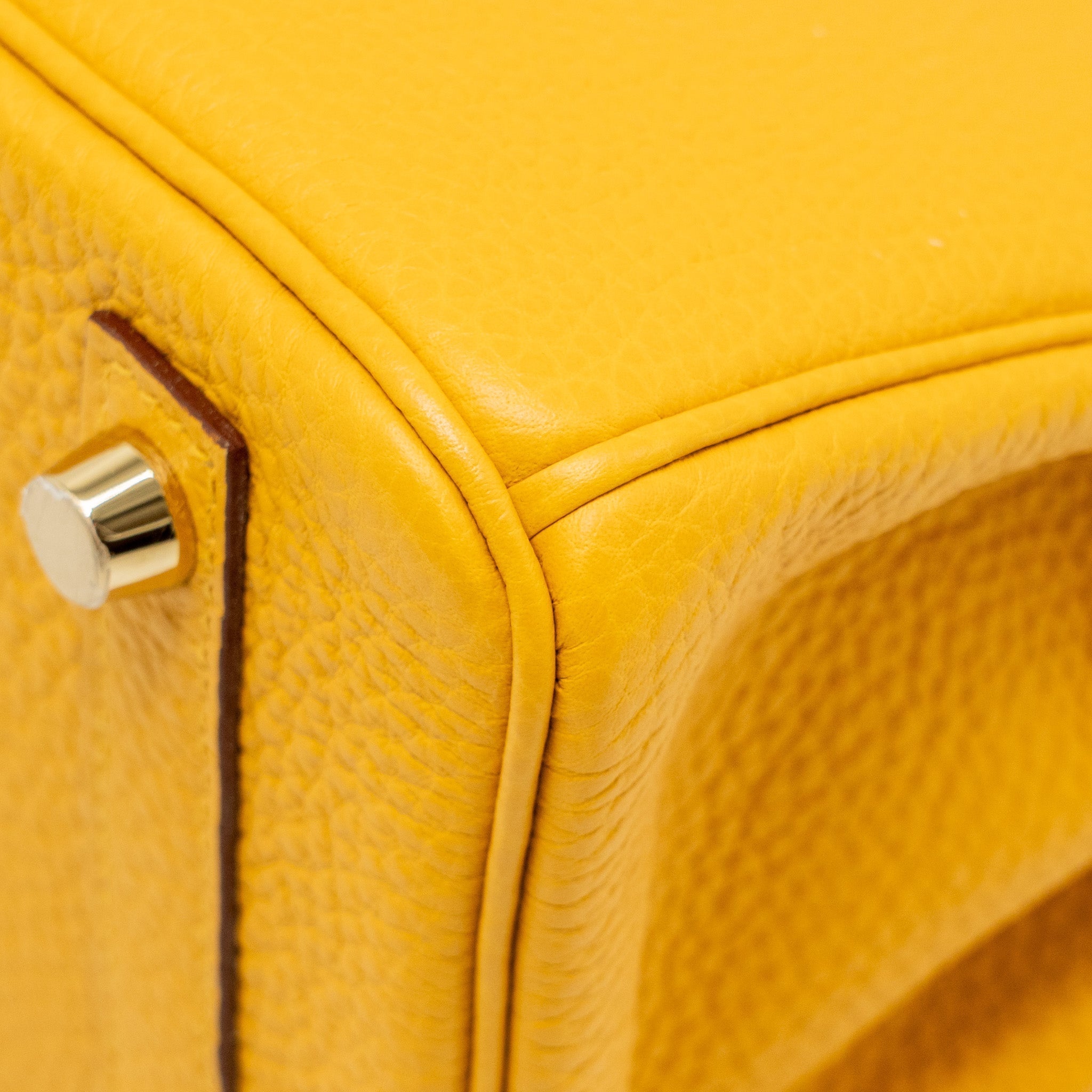 HERMES BIRKIN 25 TOGO 9D JAUNE AMBER GHW
