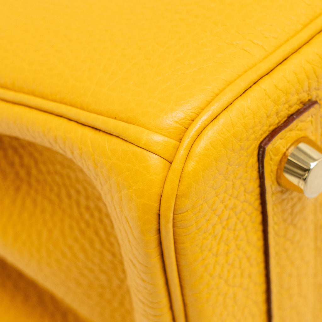 HERMES BIRKIN 25 TOGO 9D JAUNE AMBER GHW