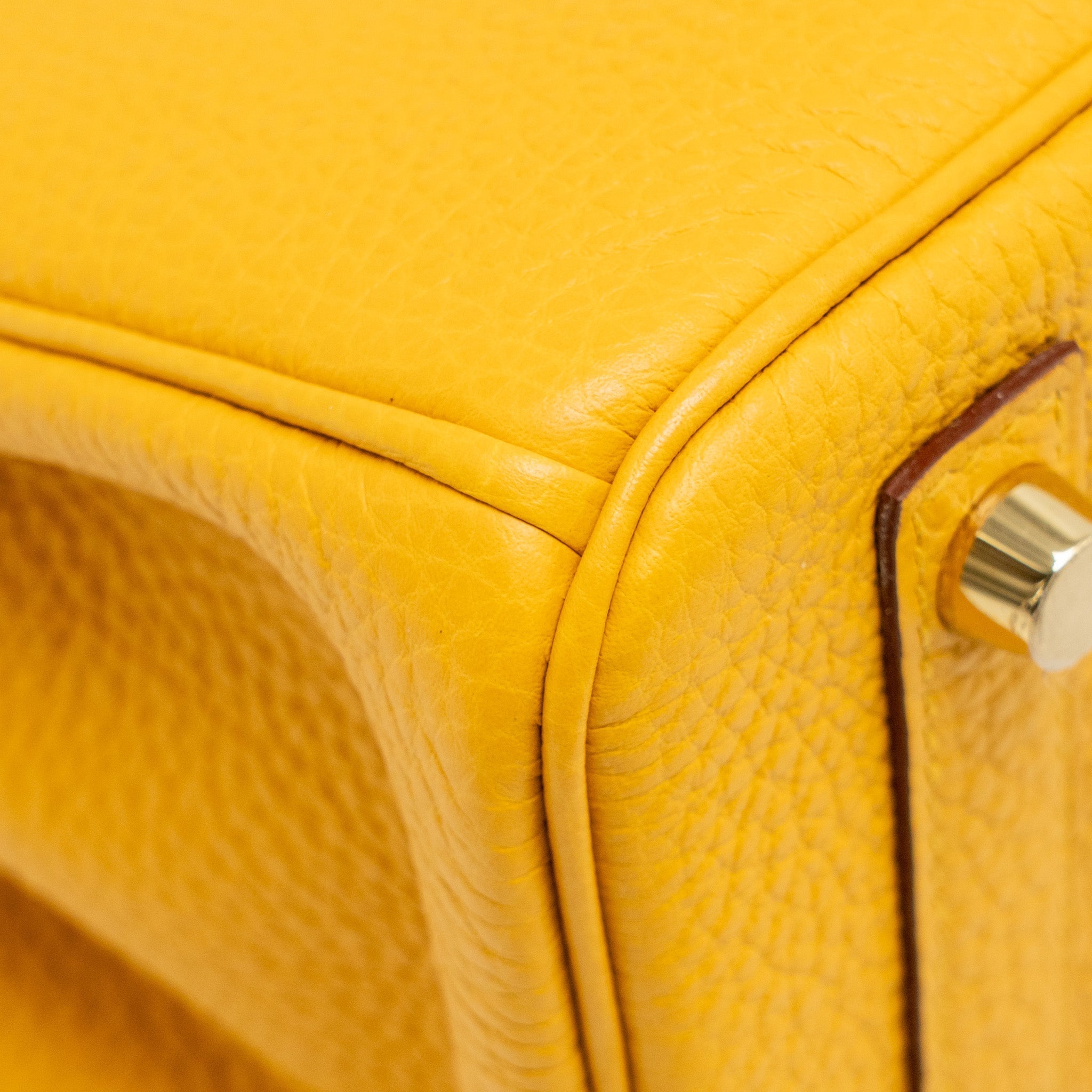 HERMES BIRKIN 25 TOGO 9D JAUNE AMBER GHW