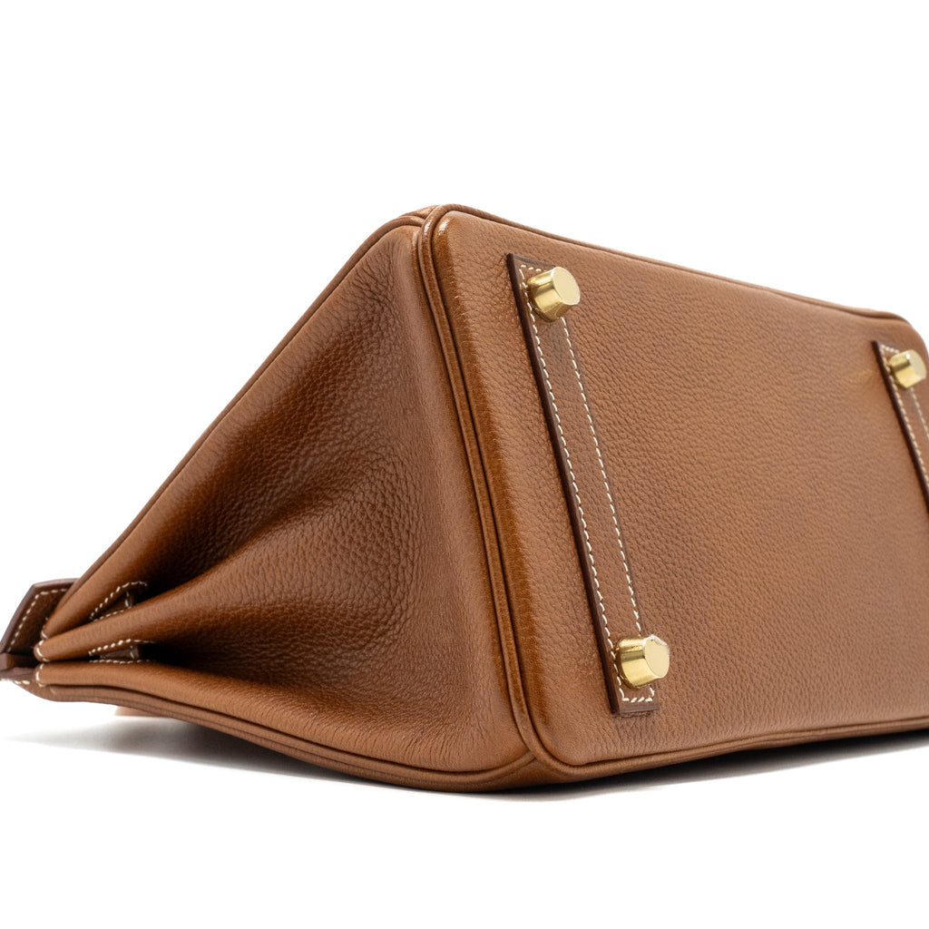 HERMES BIRKIN 25 BARENIA FAUBOURG 34 FAUVE GHW