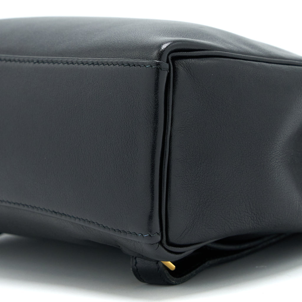 VINTAGE KELLY ADO 20CM SWIFT BLACK GHW