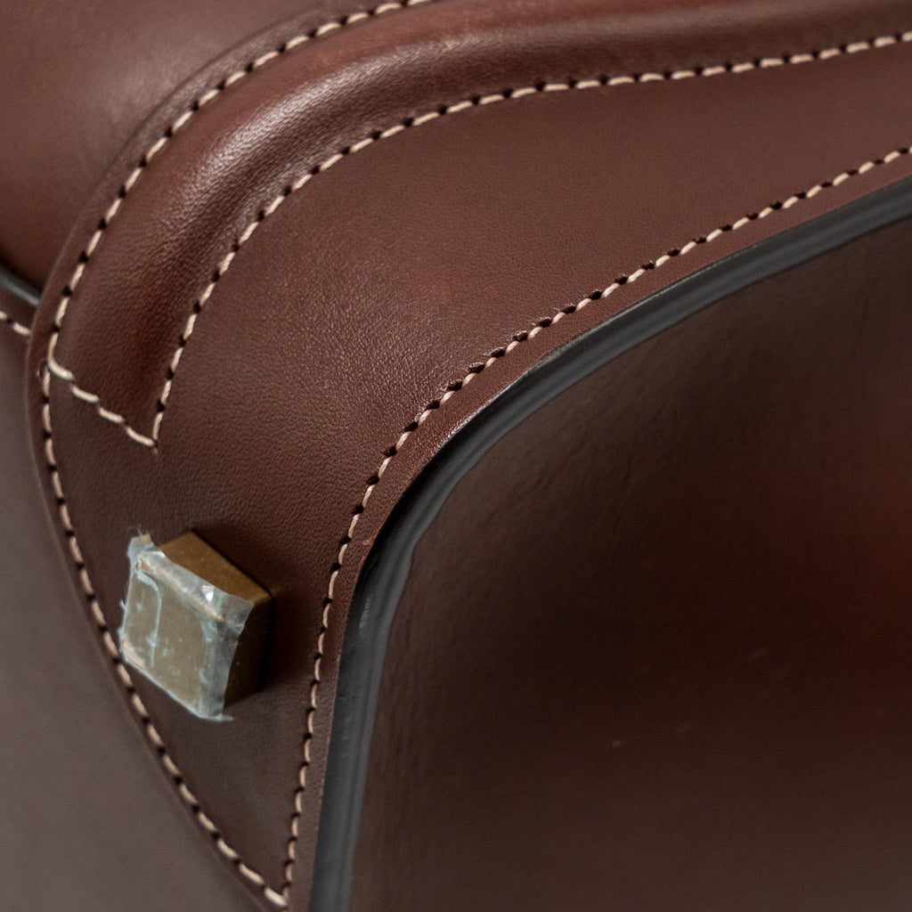MICRO LUGGAGE BAG CALFSKIN BURGUNDY GHW