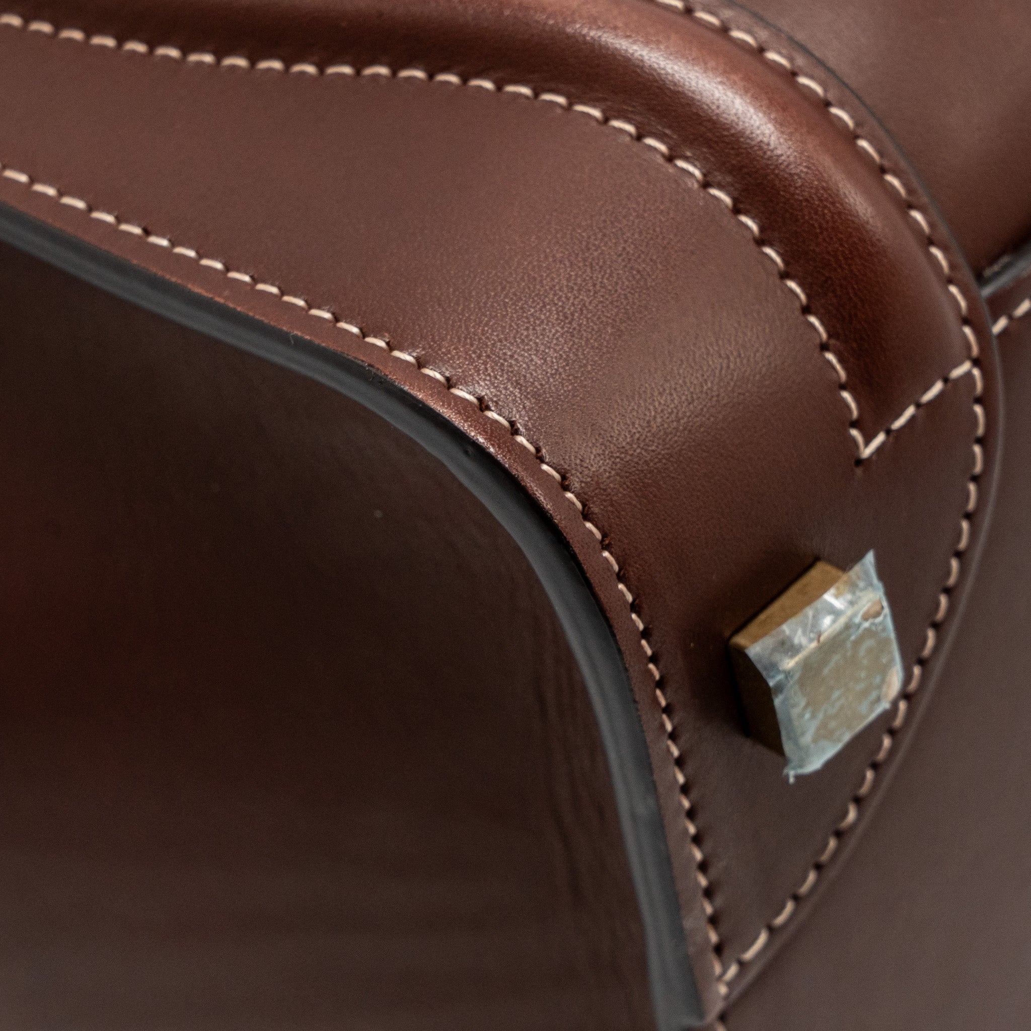 MICRO LUGGAGE BAG CALFSKIN BURGUNDY GHW
