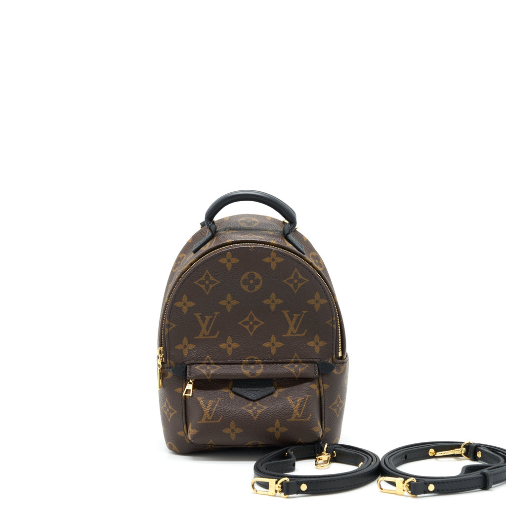 PALM SPRINGS MINI BACKPACK MONOGRAM CANVAS NEW ZIPPER