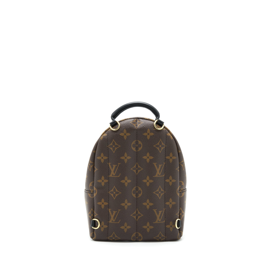 PALM SPRINGS MINI BACKPACK MONOGRAM CANVAS NEW ZIPPER