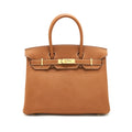 HERMES BIRKIN 30 TOGO 37 GOLD WITH GHW