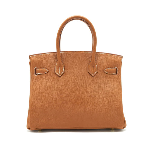 HERMES BIRKIN 30 TOGO 37 GOLD WITH GHW