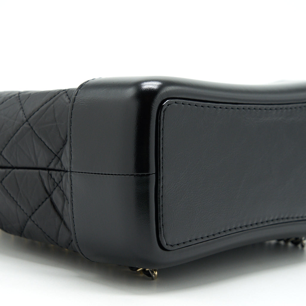 SMALL GABRIELLE BACKPACK BLACK RUTHENIUM SHW(MICROCHIP)