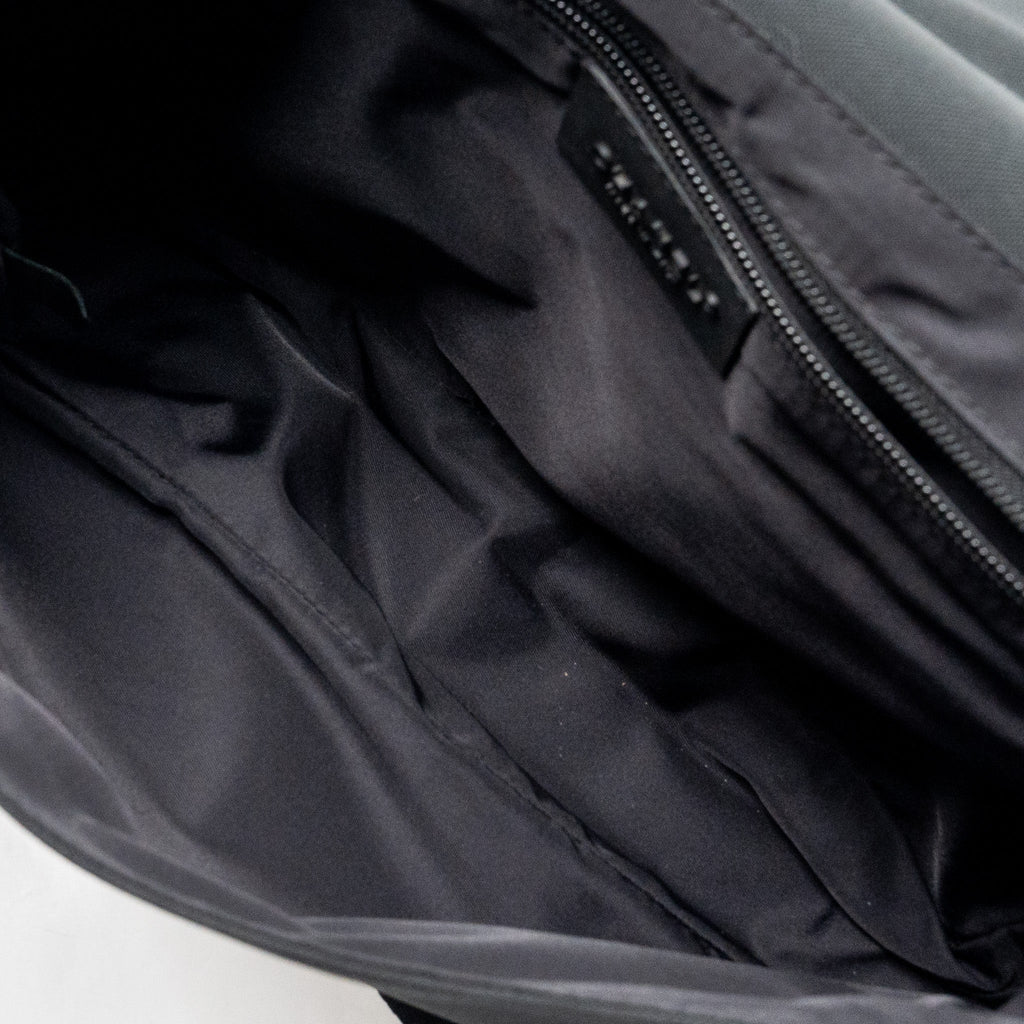 VINTAGE MESSENGER SHOULDER BAG FELT/CANVAS BLACK SHW
