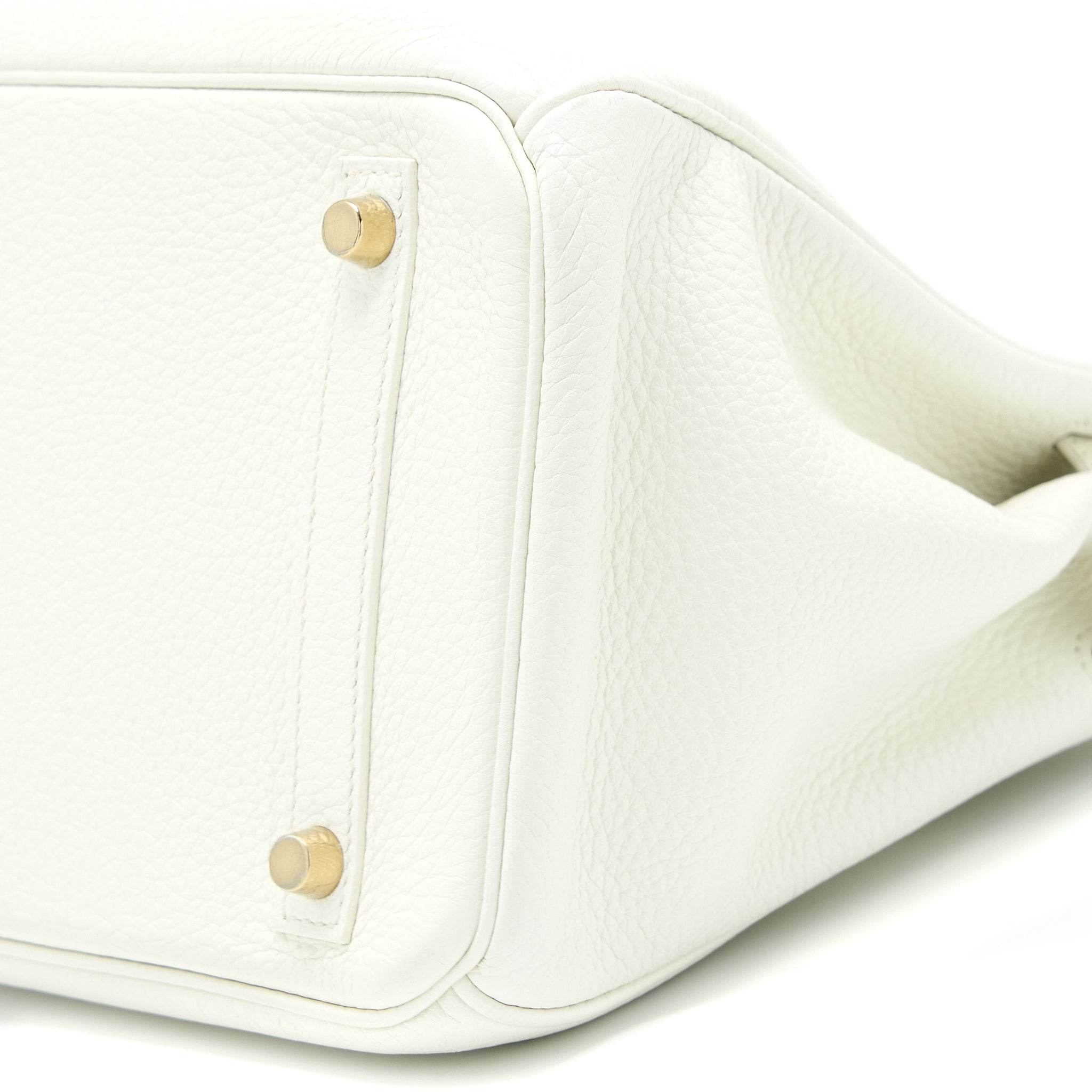 HERMES BIRKIN 30 CLEMENCE BLANC GHW