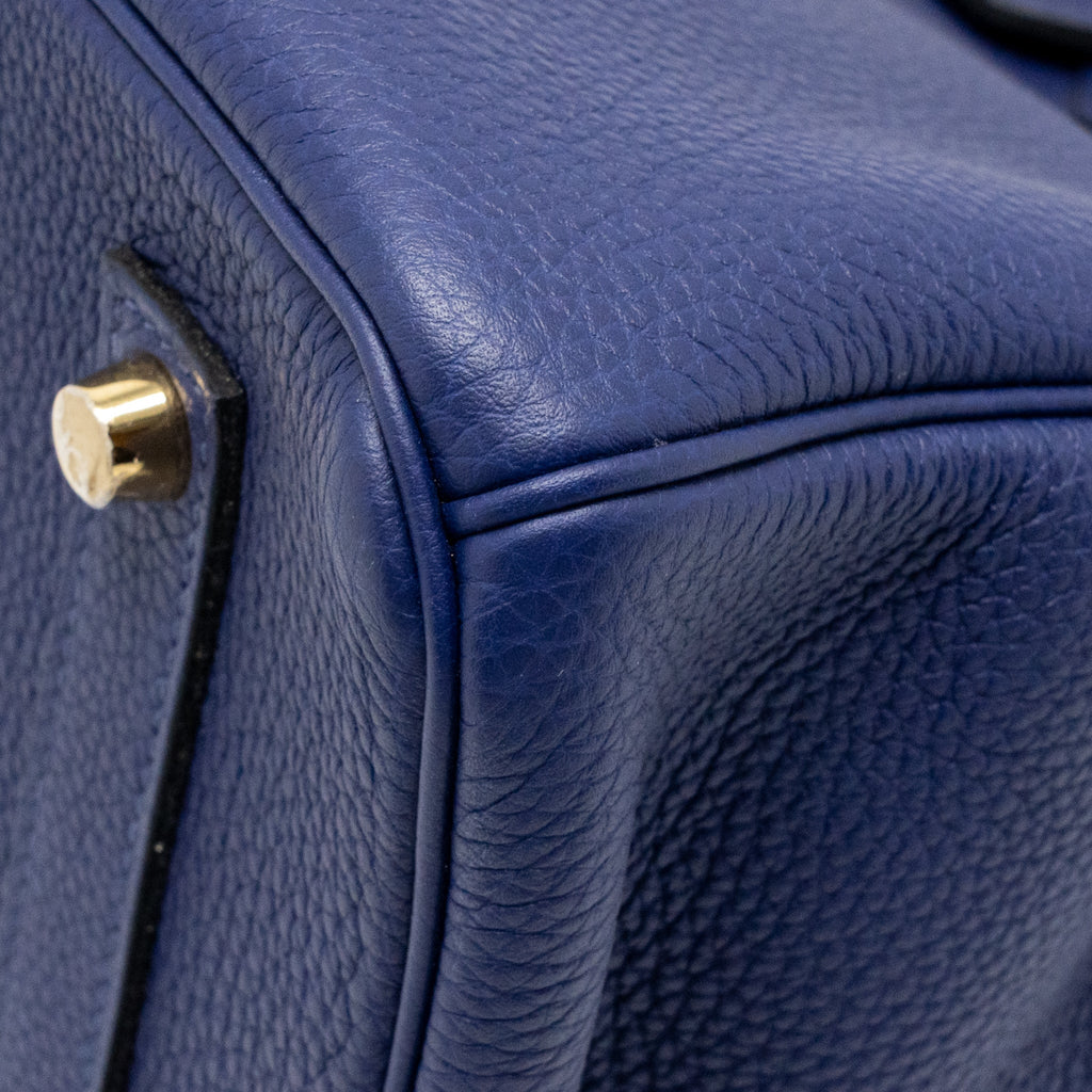 HERMES BIRKIN 35 TOGO BLUE GHW