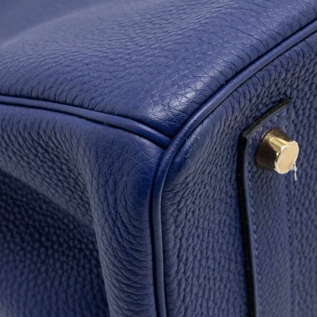 HERMES BIRKIN 35 TOGO BLUE GHW