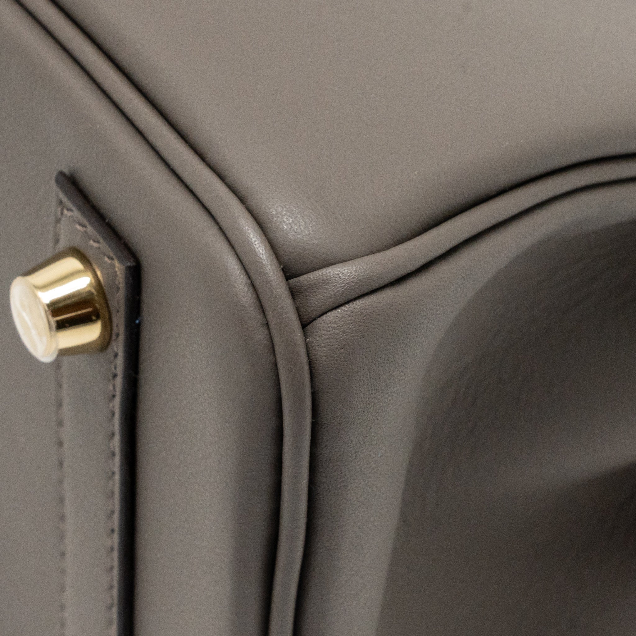 HERMES BIRKIN 25 SWIFT 8F GRIS ETAIN GHW