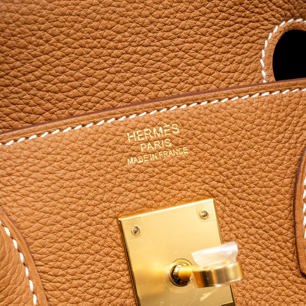HERMES BIRKIN 30 TOGO GOLD GHW