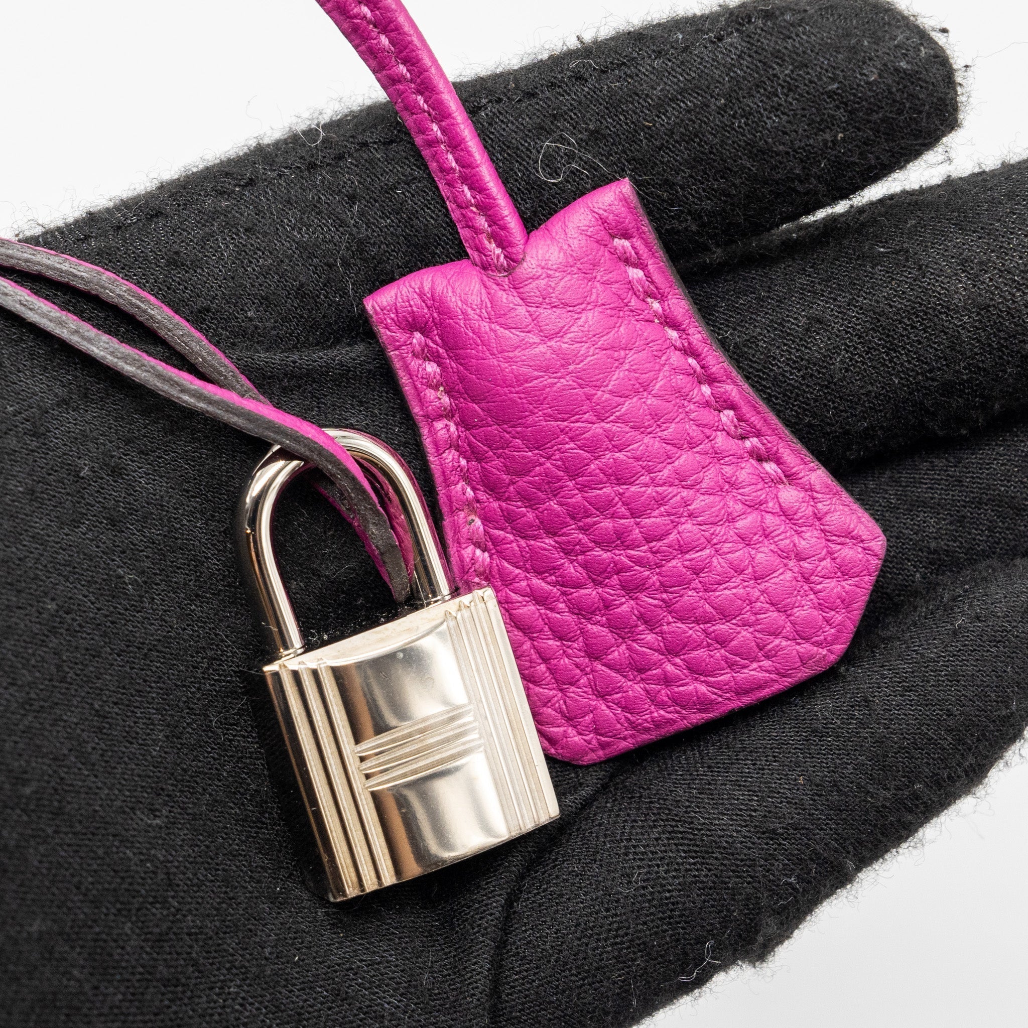 HERMES BIRKIN 30 TOGO ROSE POURPRE SHW