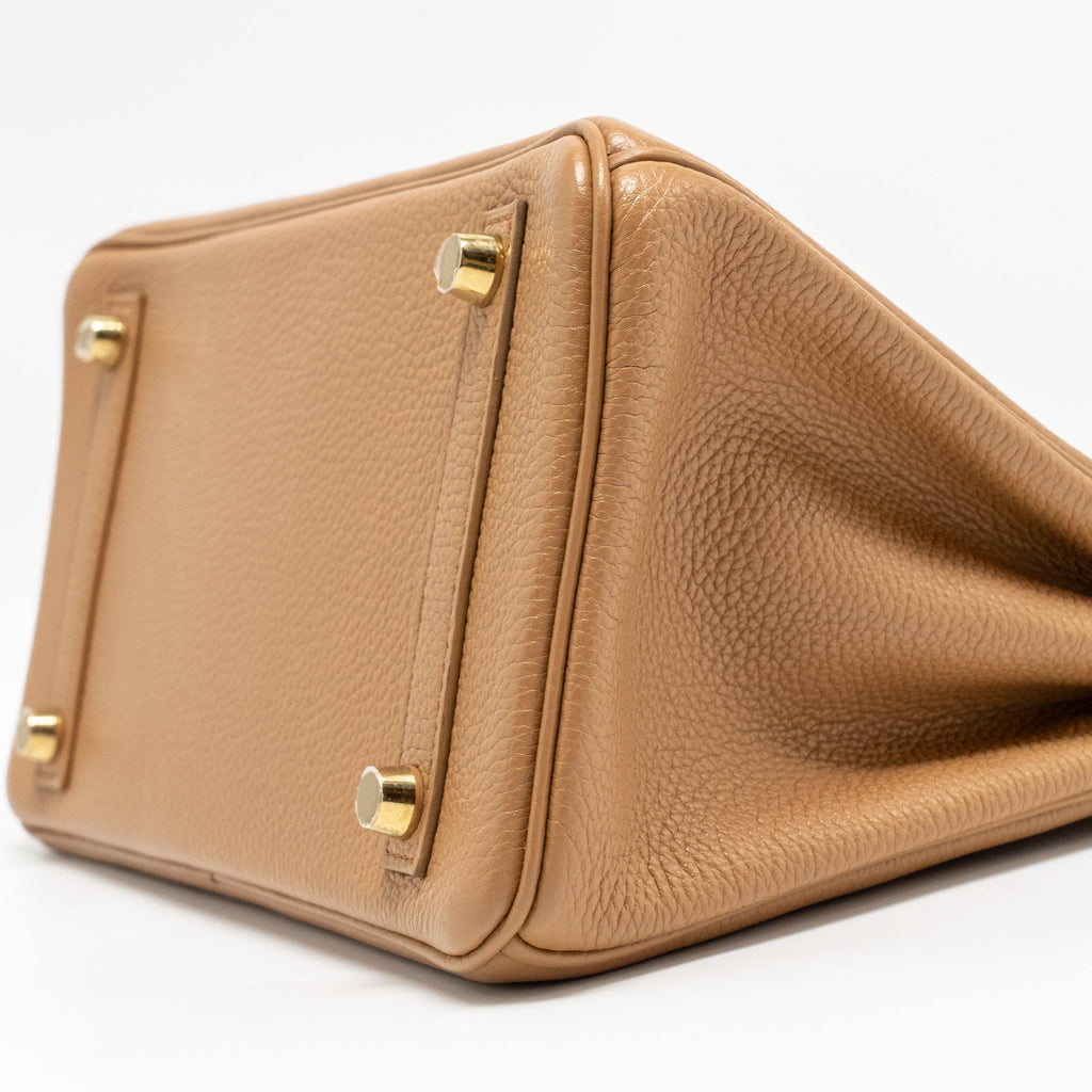 HERMES BIRKIN 25 TOGO BISCUIT GHW