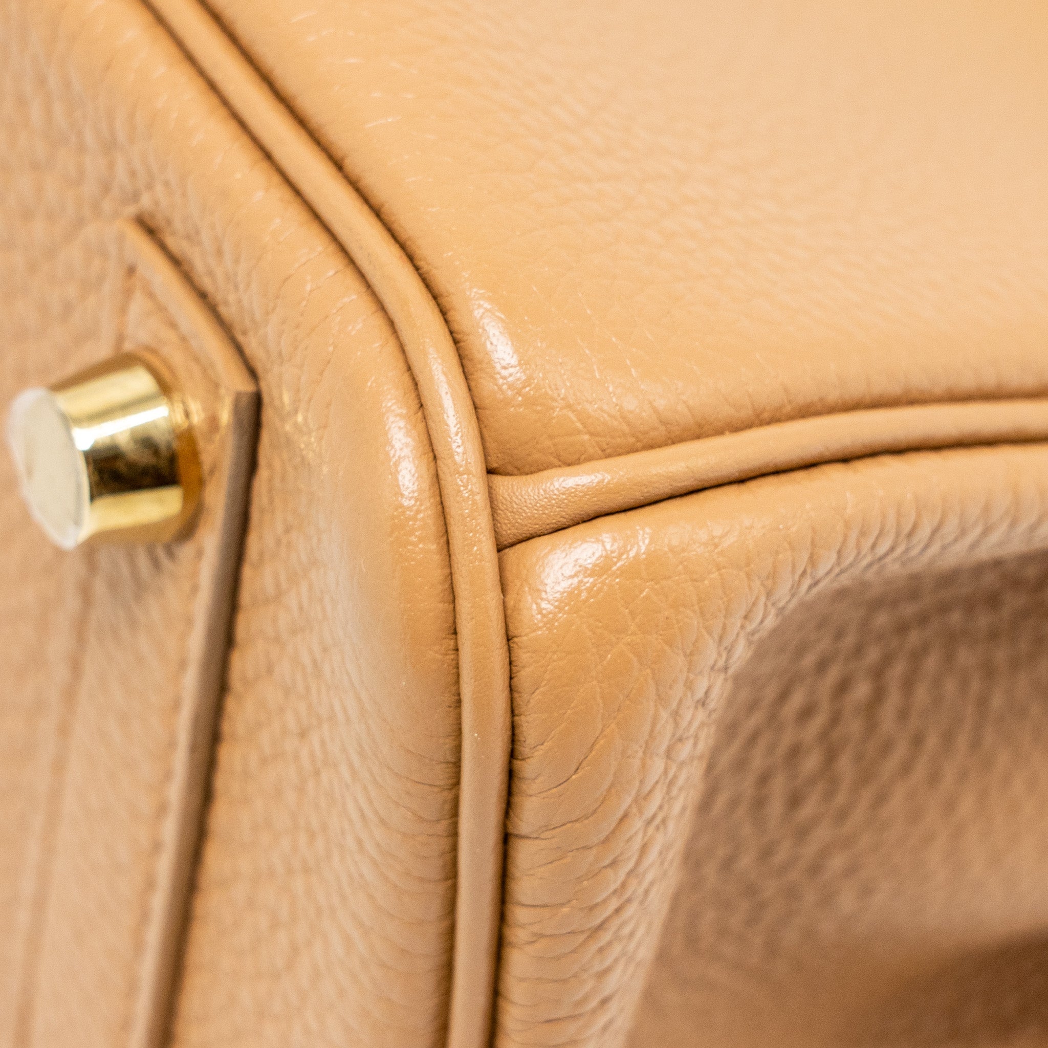 HERMES BIRKIN 25 TOGO BISCUIT GHW