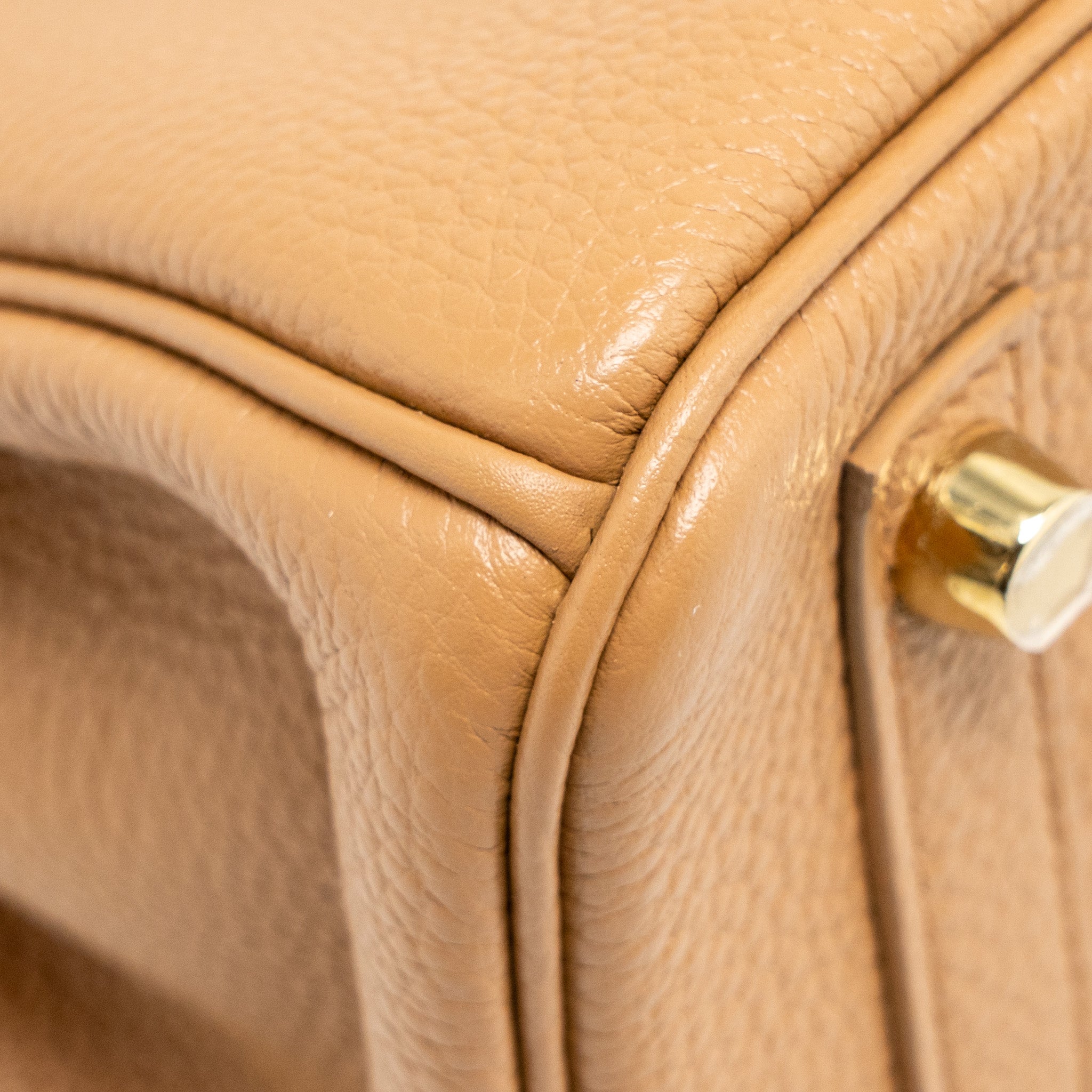 HERMES BIRKIN 25 TOGO BISCUIT GHW