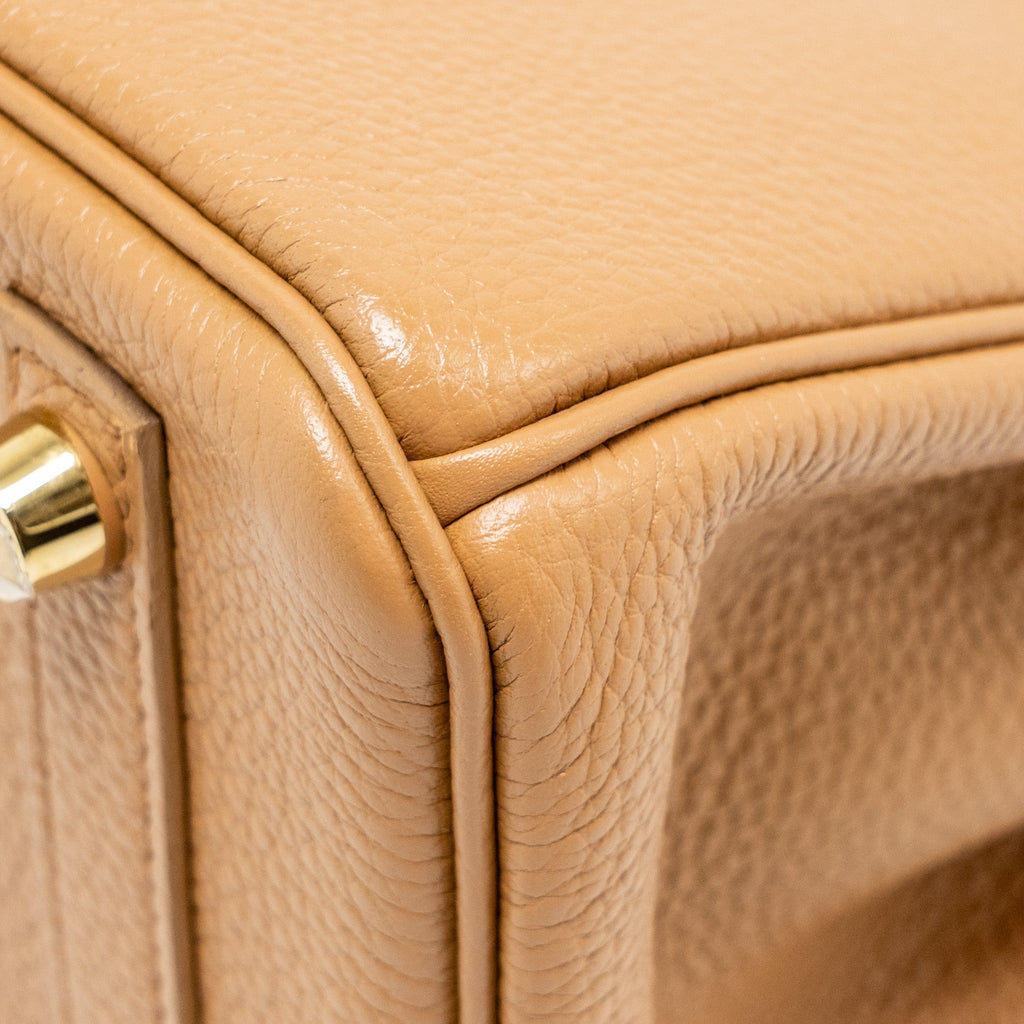 HERMES BIRKIN 25 TOGO BISCUIT GHW