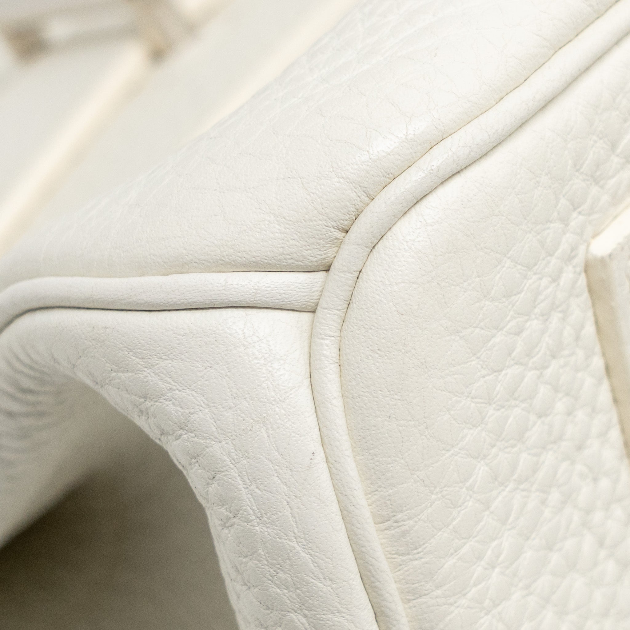 HERMES SHOULDER BIRKIN CLEMENCE BLANC SHW