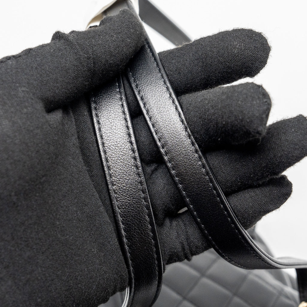 24P MINI DUMA BACKPACK CALFSKIN BLACK LGHW (MICROCHIP)