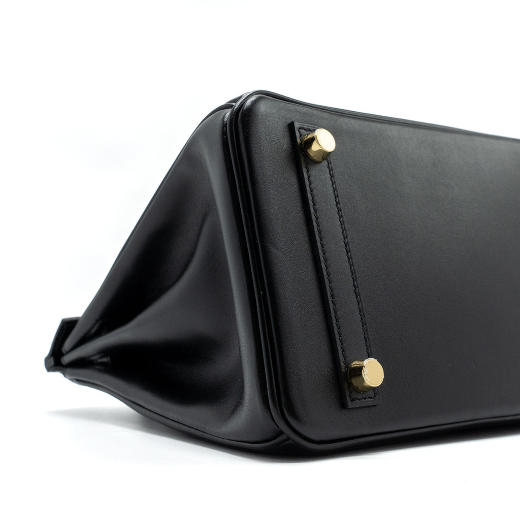 HERMES BIRKIN 25 TADELAKT LEATHER BLACK GHW