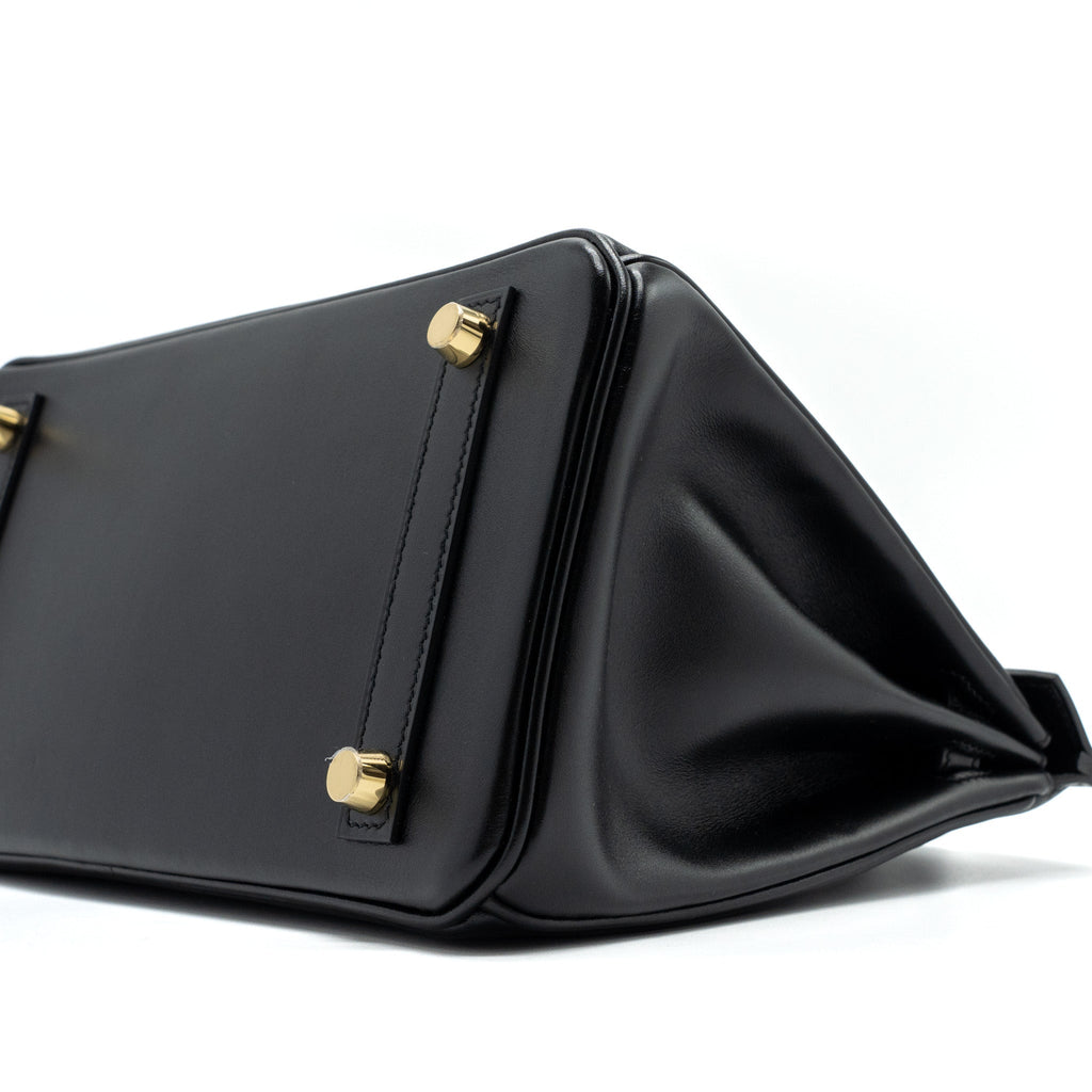 HERMES BIRKIN 25 TADELAKT LEATHER BLACK GHW