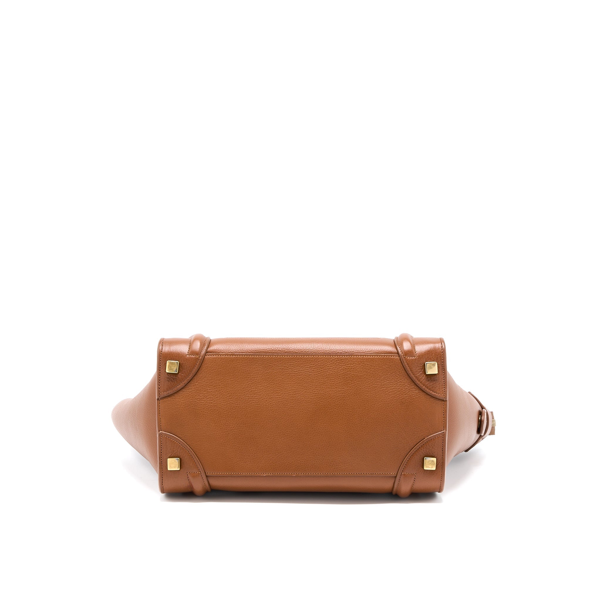 MICRO LUGGAGE BAG CALFSKIN BROWN GHW