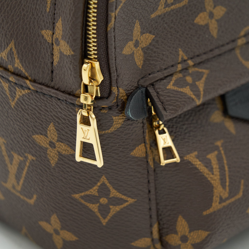PALM SPRINGS MINI BACKPACK MONOGRAM CANVAS NEW ZIPPER